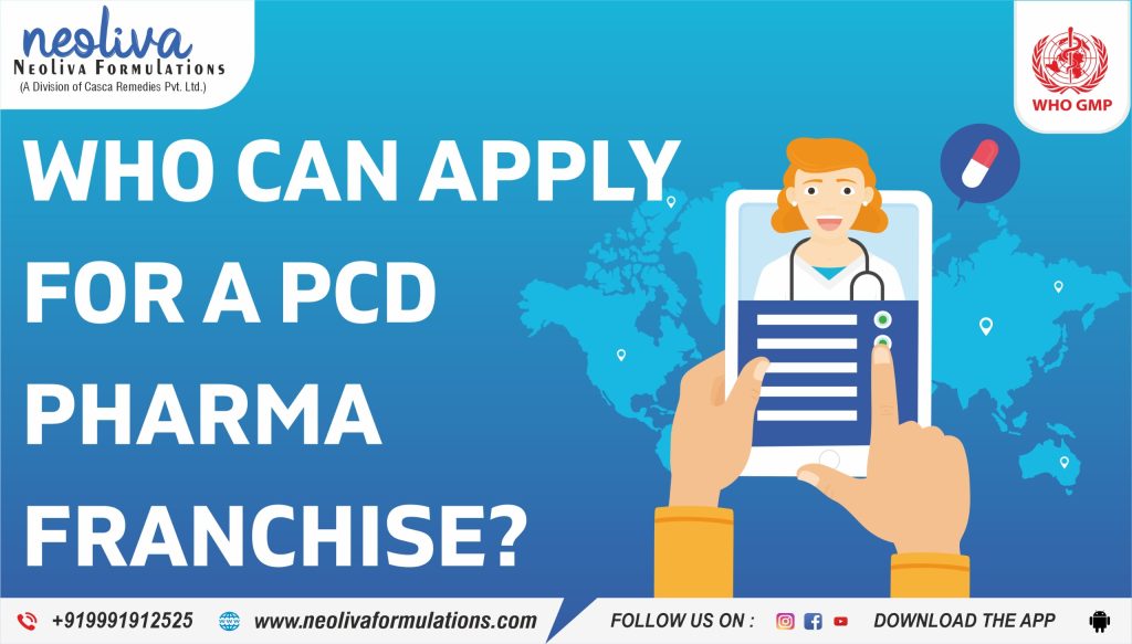 Who can apply for a PCD pharma franchise?